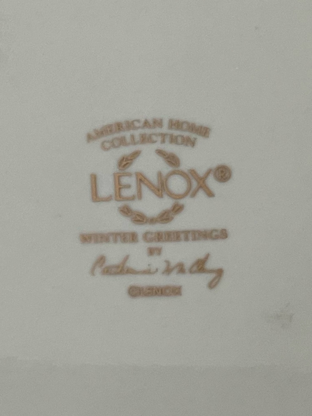 Bless This Home Lenox Oval Holiday Serving Platter with Cardinal - Picture 5 of 5